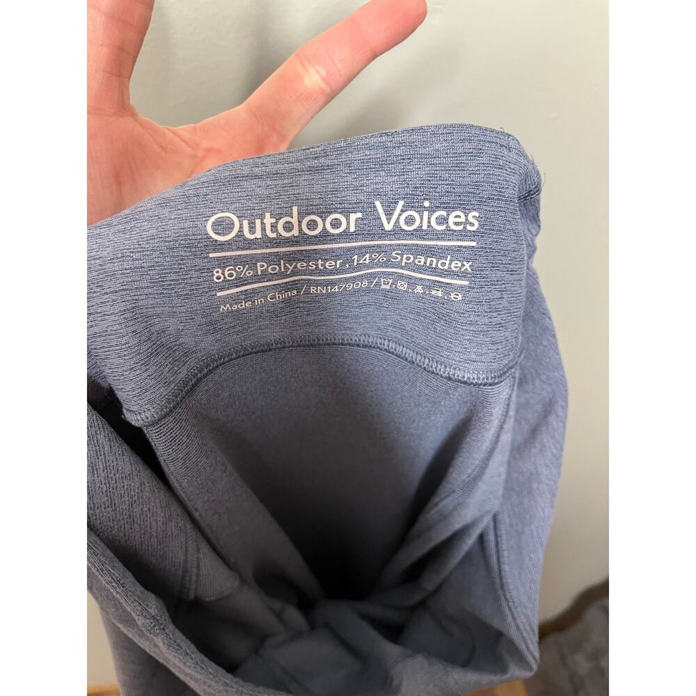 Outdoor Voices High Rise Stretch Lilac 7/8 Womens Athletic Leggings Size Large - Picture 5 of 5